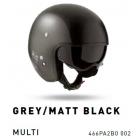 【DIESEL】HI-JACK MULTI 四分之三罩安全帽(GREY/MATT BLACK)